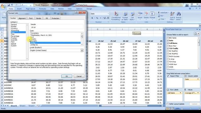 RF Optimization Part 1 How to use Pivot Table technical sandy смотреть онлайн