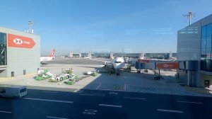 Красивый взлет Airbus A350, Aeroflot, из Нового Аэропорта Стамбул.