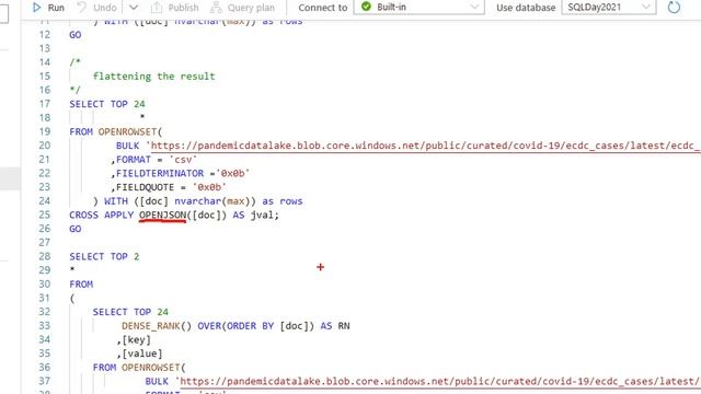 Synapse SQL Serverless Odpytywanie wielu plików i pliki JSON смотреть онлайн