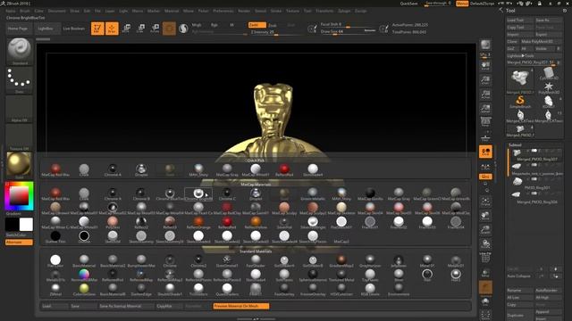 3D модель "Лев". Ювелирный кулон Лев, создан в Zbrush для 3д печати. смотреть онлайн