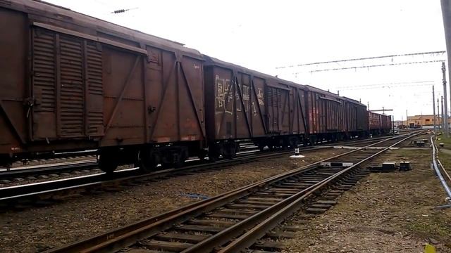 Отправление первого грузового поезда на электротяге со станции Жлобин-Сортировочный. 28.09.2013 смотреть онлайн