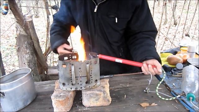 Продолжаем опыты с печкой подкотельником