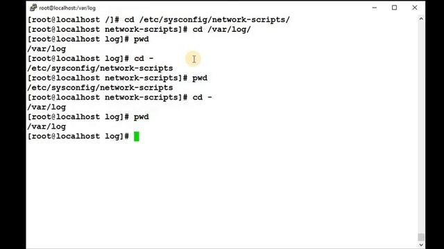 command to Change directory in Linux CD смотреть онлайн