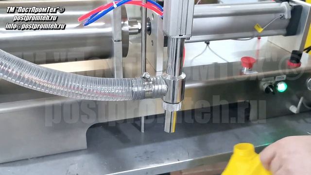 Настольный полуавтомат розлива густых/вязких продуктов. Розлив в канистру. Фасовочное оборудование. смотреть онлайн