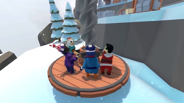 Don't FALL OFF in Human Fall Flat! смотреть онлайн