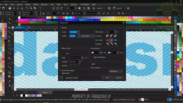 Make Simple Split line using Corel draw 2021.... eassly смотреть онлайн