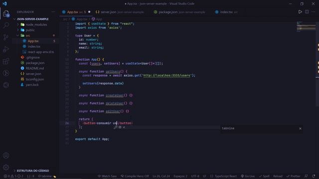 Criando uma API Fake com JSON-SERVER смотреть онлайн