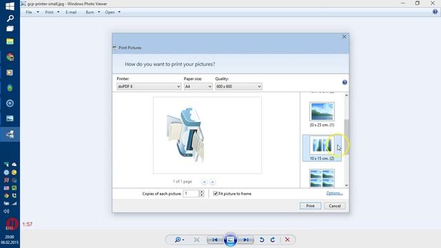 Виртуальный принтер DoPDF
