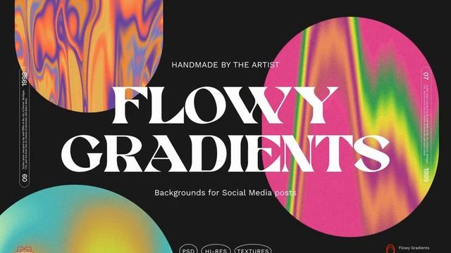 Download Flowy Gradients Social Media Backgrounds Stock Graphics смотреть онлайн