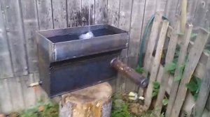 Банная печь из 350 мм.трубы