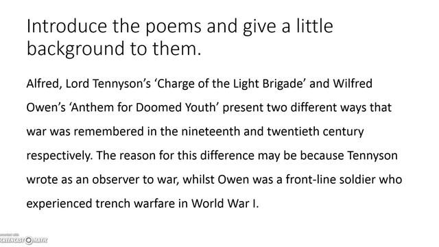 Y10ENG: Comparative Essay Writing - Introductions смотреть онлайн