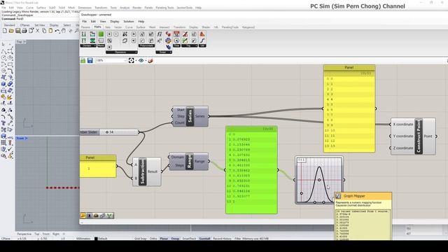 Grasshopper 3D Tutorial: Graph Mapper Introduction смотреть онлайн