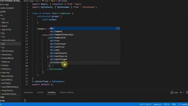 #20 Context API in React | Hindi | React Interview Questions | React Tutorial in Hindi смотреть онлайн