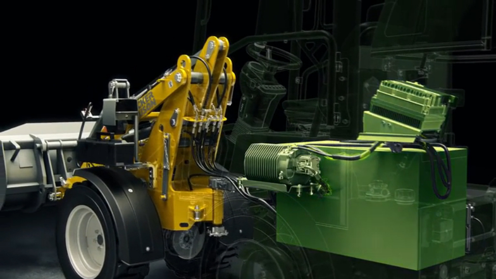 Электрический фронтальный погрузчик? Уже реальность! смотреть онлайн