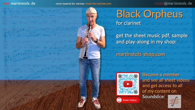 ”Black Orpheus“ (A day in a life of a fool/ Manhã de Carnaval) for Clarinet incl. a transcribed sol смотреть онлайн
