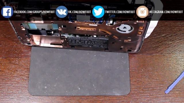 How to disassemble and clean laptop HP Pavilion 11 смотреть онлайн