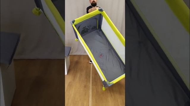 Кровать-манеж - кроватка для путешествий, сборка и разборка. смотреть онлайн
