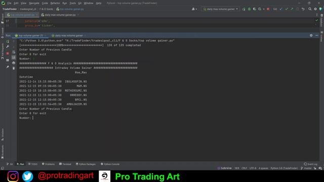 Python Bot For Intraday and Swing Trading With Highest Volume Gainer | Pro Trading Bot - 02 смотреть онлайн