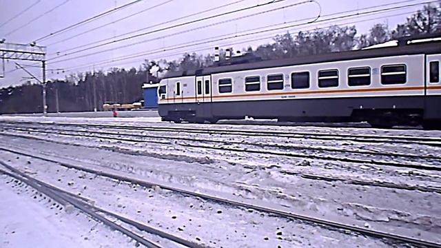 Электропоезда ЭД4М 0037/0326 и ЭД4М 0500 Железнодорожная, Ст. Железнодорожная