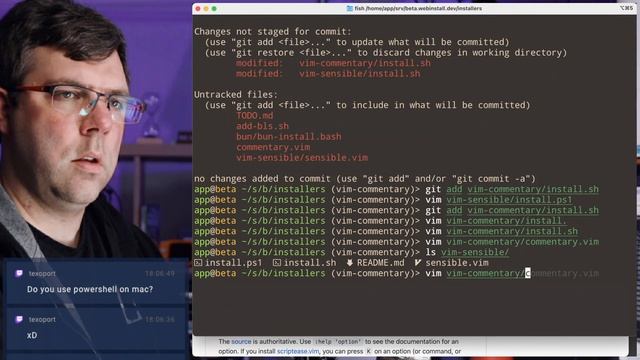 Live Coding Hangout: Webi Update #29: vim-commentary and a little this and that смотреть онлайн