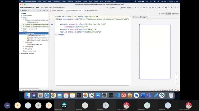 Mobile Application Development-Lecture 21 Storing Data in Android Internal Storage practical Exampl смотреть онлайн