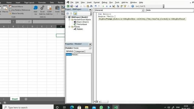 VBA Code for Beginners смотреть онлайн