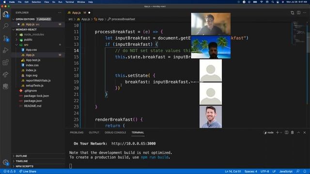 W9D1: React States & Props Review (1 of 2) смотреть онлайн