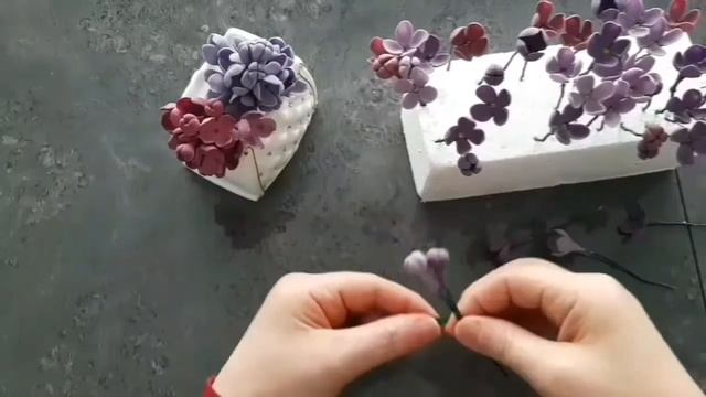 Как сделать сирень из сахарной мастики. смотреть онлайн