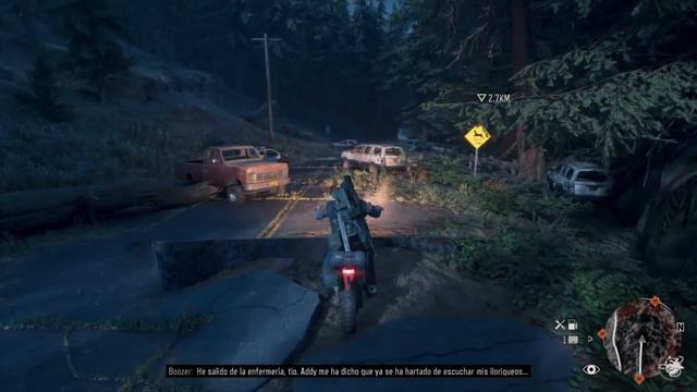 Девичье прохождение Days Gone#26 Бузер храбриться изо всех сил пока мы катаемся кругами