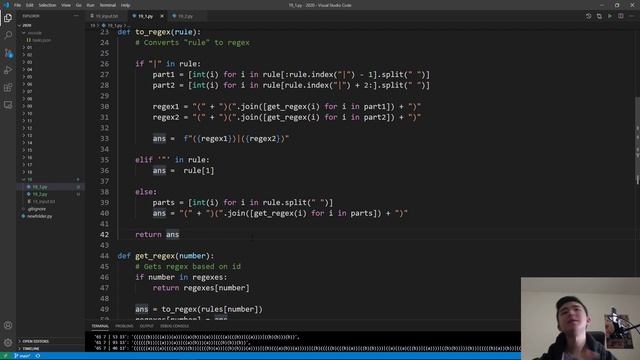 Day 19/25: Advent of Code 2020 смотреть онлайн