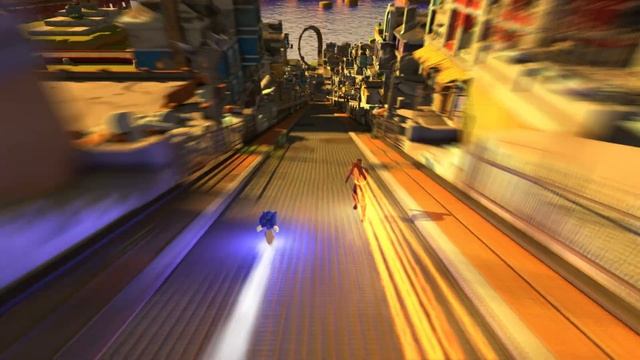 Sonic vs The Flash - Who is faster? Epic race смотреть онлайн