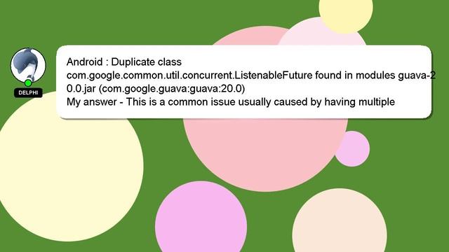 Android : Duplicate class com.google.common.util.concurrent.ListenableFuture found in modules guava смотреть онлайн