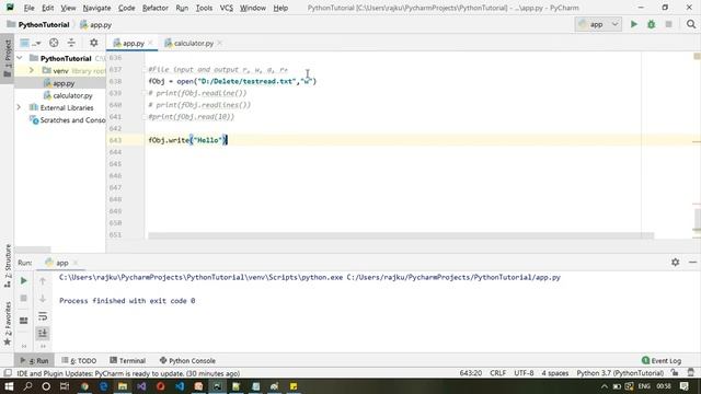 Python Tutorial - Part 37 - File IO | Python for Beginners | Learn Python смотреть онлайн