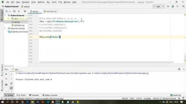 Python Tutorial - Part 37 - File IO | Python for Beginners | Learn Python