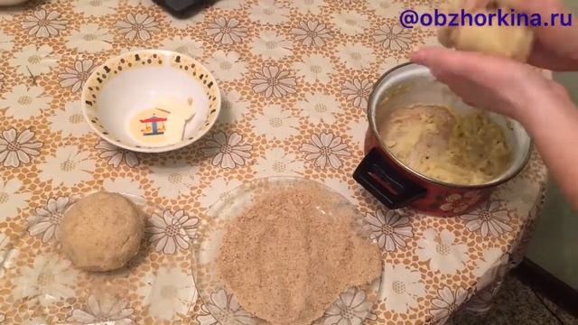 Картофельные котлетки с сосиской и сыром смотреть онлайн