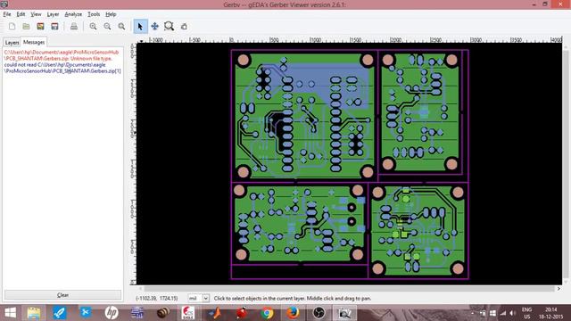 Viewing Gerber Files in GerbV смотреть онлайн