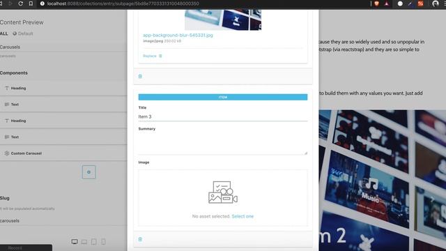 Cockpit CMS Demo - React Carousel смотреть онлайн