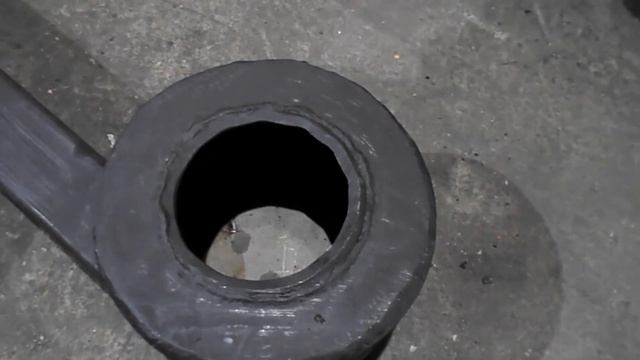 Большая горелка на отработке с горячим воздухом. смотреть онлайн