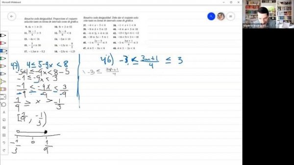 7.4 Desigualdades lineales y aplicaciones. Ejercicios