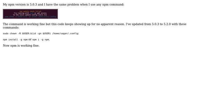 Ubuntu: npm update check failed (3 Solutions!!) смотреть онлайн