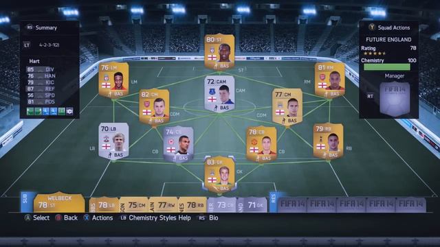 FIFA 14: The Future England Squad ft. Ross barkley and Luke Shaw! | Squad Builder :: (Fifa 14 UT) смотреть онлайн