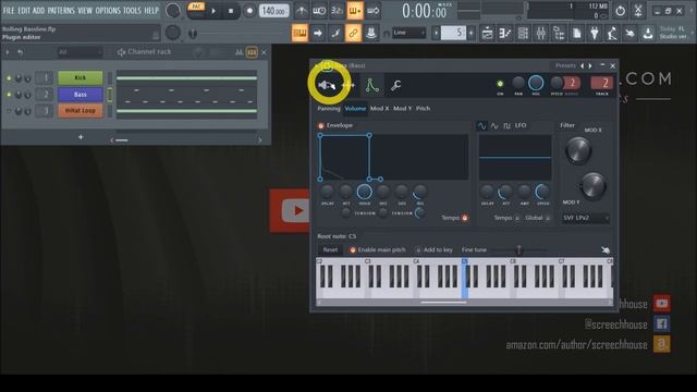 ROLLING BASSLINE TUTORIAL | How To Make Rolling Bass FL Studio (Rolling Bass Trance, Techno, EDM)