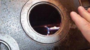 Печка Буржуйка на Газу, в гараж  Часть 2