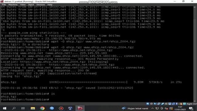 konfigurasi c panel ehcp di Debian 11 смотреть онлайн