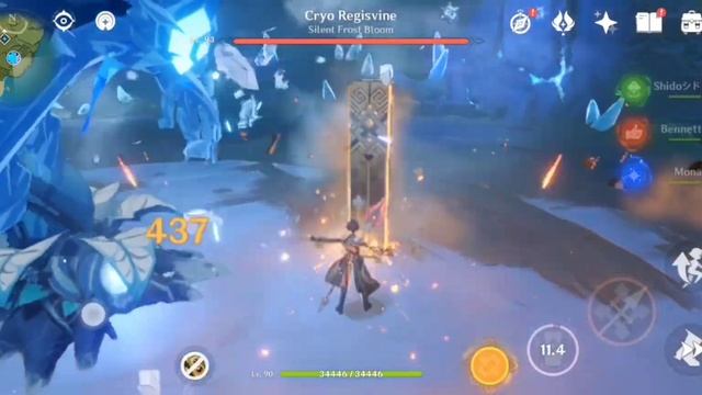 Geo VS Dendro Traveler Skill Damage Comparison смотреть онлайн