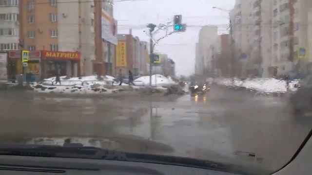 Самарские дороги!!!Самара ул. Совецкой Армии 05.03.2016 смотреть онлайн