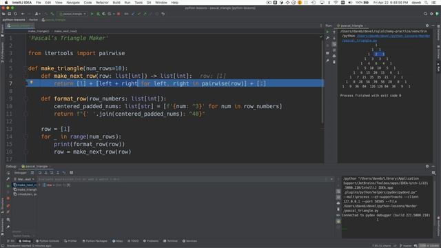 Pascal’s Triangle with Python смотреть онлайн