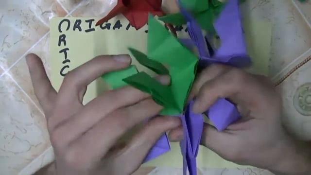 折り紙 くす玉 how to make Origami Kusudama RAZOR Оригами Кусудама Бритва 6 Units смотреть онлайн