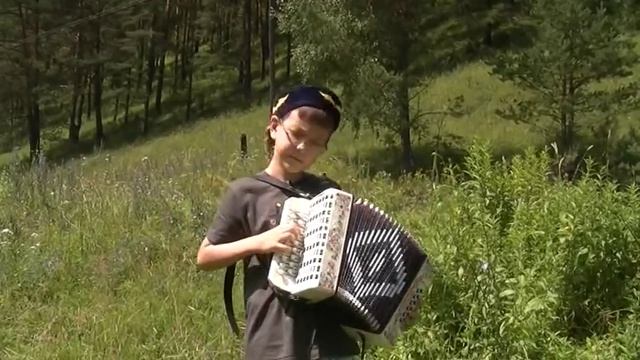 Миша и Алина " Ромашка белая " гармонь смотреть онлайн