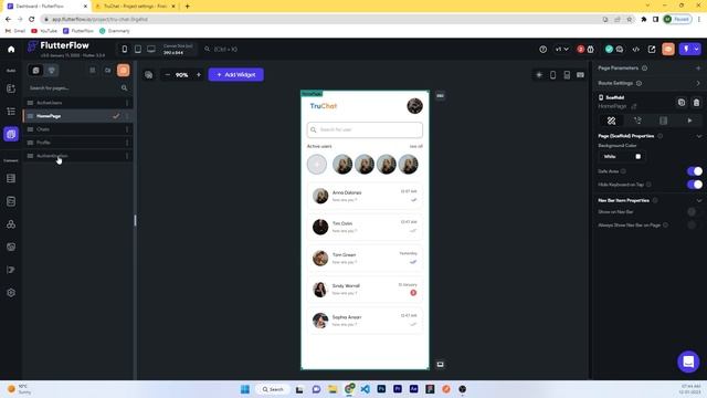 Build Chat App without Coding | FlutterFlow Chat App Tutorial смотреть онлайн